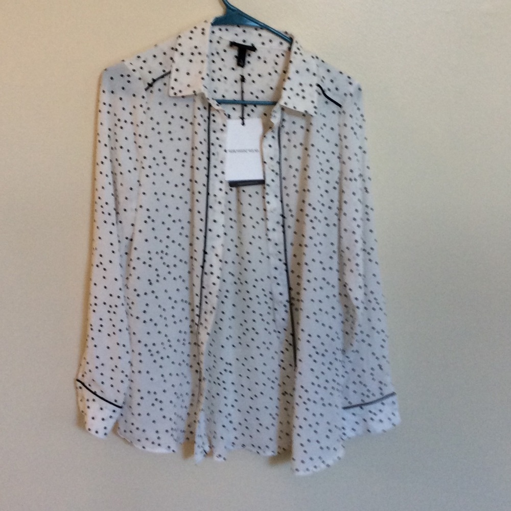 Polka dot blouse